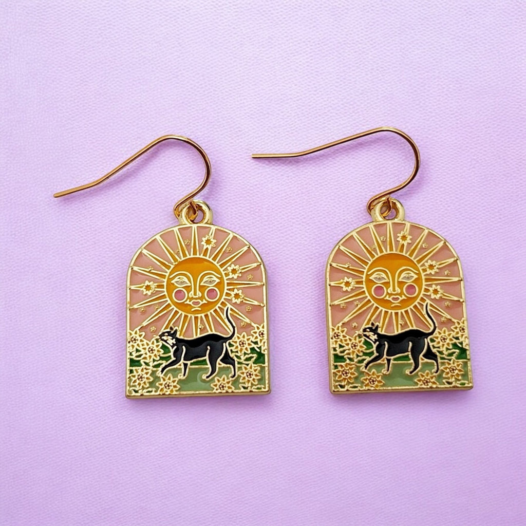 Dangly Cat Earrings