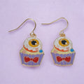 Eyeball Cupcake Dangly Earrings