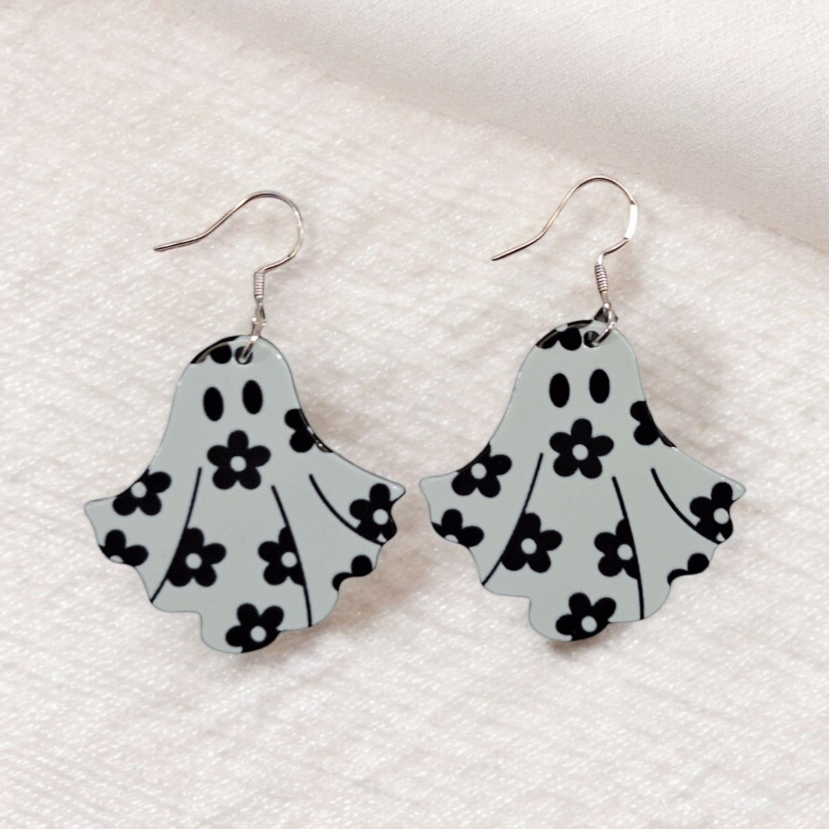 Flowery Ghost Earrings