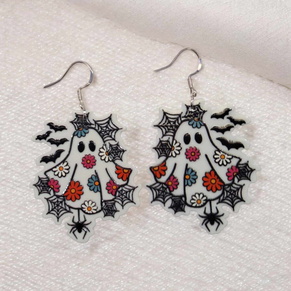 Flowery Ghost Earrings