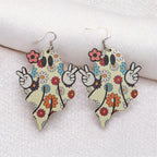 Flowery Ghost Earrings