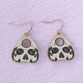 Ouija Skull Dangly Earrings