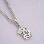 Playing Card Charm Necklace Silver Plated Or Waxed Cord Variable Lengths, Gift Packaged