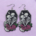 Skeleton Lovers Dangly Earrings