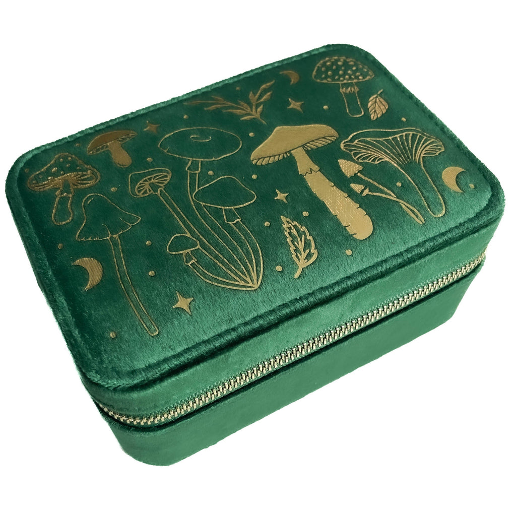Green Witch Mushroom Jewellery Box