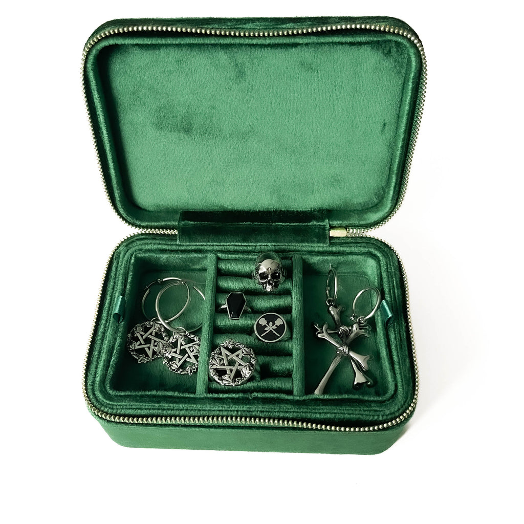 Green Witch Mushroom Jewellery Box