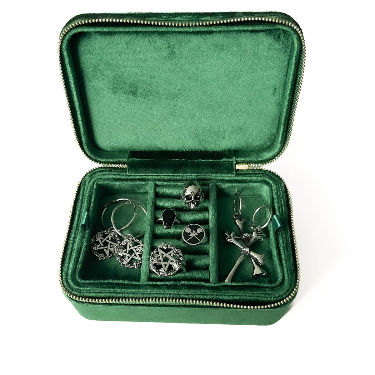 Green Witch Mushroom Jewellery Box
