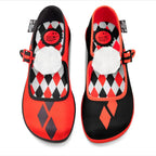 Chocolaticas® Jinxie Women's Mary Jane Flat Shoes - UK 9.5 Left Only!