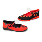 Chocolaticas® Jinxie Women's Mary Jane Flat Shoes - UK 9.5 Left Only!