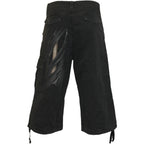 BONE RIPS - Vintage Cargo Shorts 3/4 Long Black