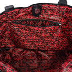 BURNT ROSE - Tote Bag - Top quality PU Leather Studded