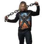 CROSSED OVER - Longsleeve T-Shirt Black