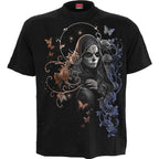 GOTHIC GRACE - Front Print T-Shirt Black