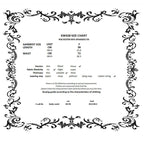 Dark In Love Beatrix Goth Satin Ruffled Overskirt
