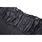 Dark In Love Lilinoe Goth Dress - Off Shoulder Lace-Up Back