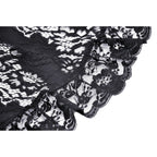 Dark In Love Lilinoe Goth Dress - Off Shoulder Lace-Up Back