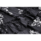 Dark In Love Lilinoe Goth Dress - Off Shoulder Lace-Up Back