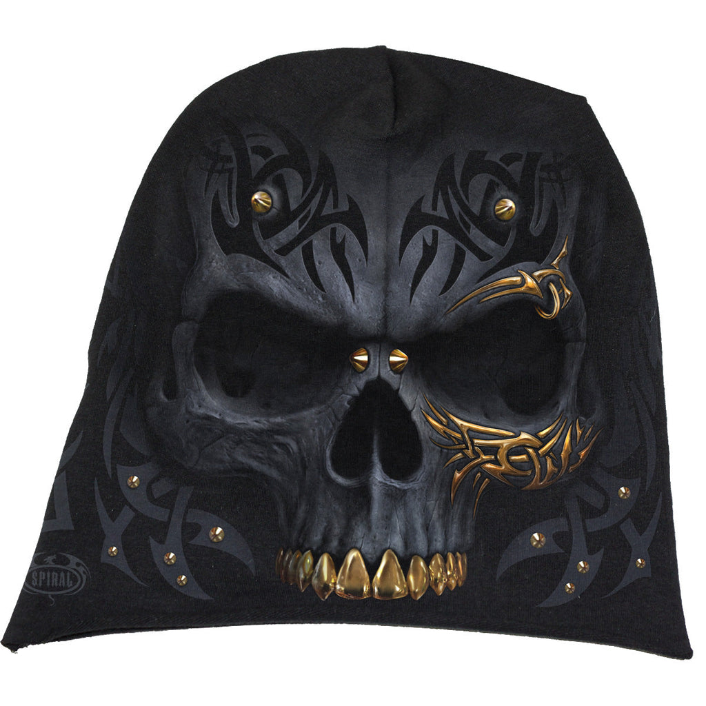 BLACK GOLD - Light Cotton Beanies Black