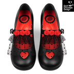 Chocolaticas® Melancholy – Gothic Rose & Lace Mid Heels