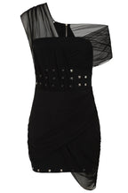 Necessary Evil Venus Wrapped Mesh Mini Dress - Size UK 8 Left Only!