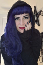 Long Gothic Hooded Cardigan - Athena | Necessary Evil UK Made
