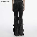 Punk Rave Breen Doomsday Wasteland Bell Flared Trousers