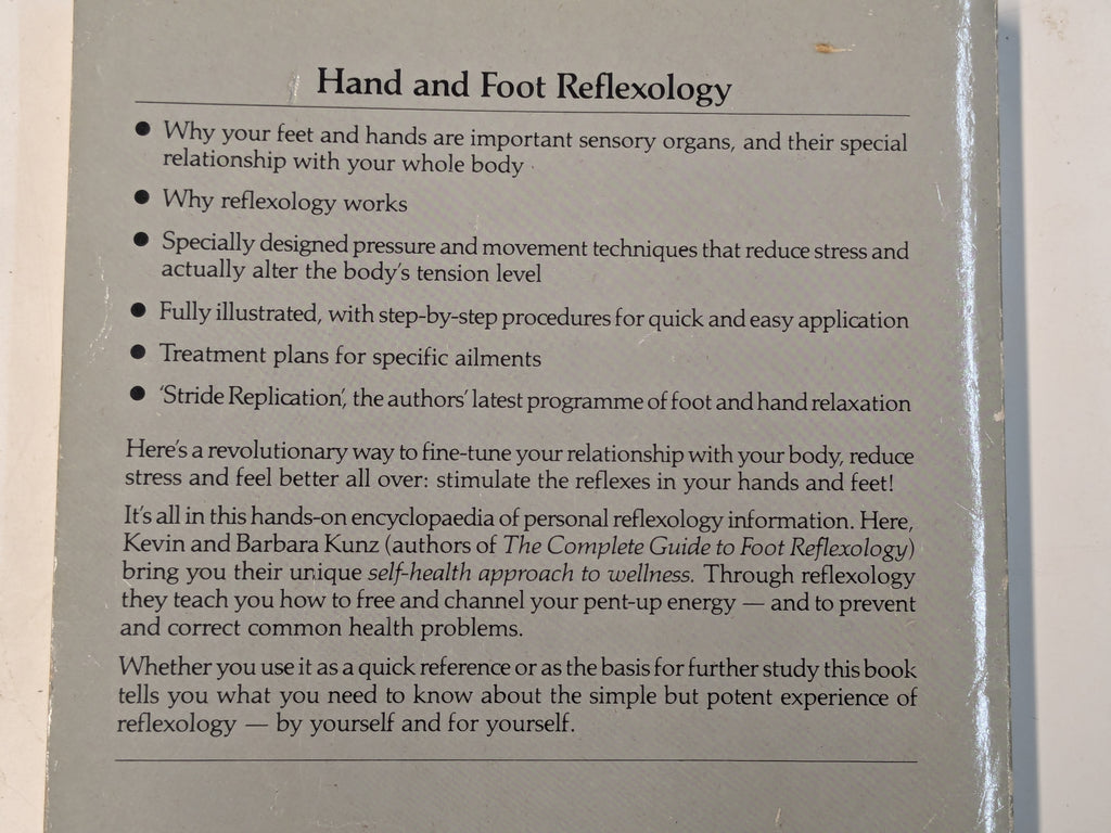 Hand and Foot Reflexology: The Unique Self-Health Approach to Wellness (Preloved)