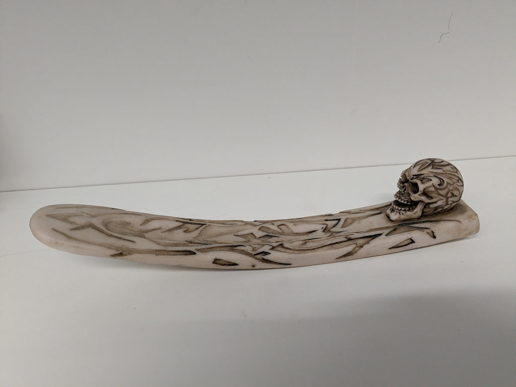 Tribal Skull Bone Effect Incense Stick Holder