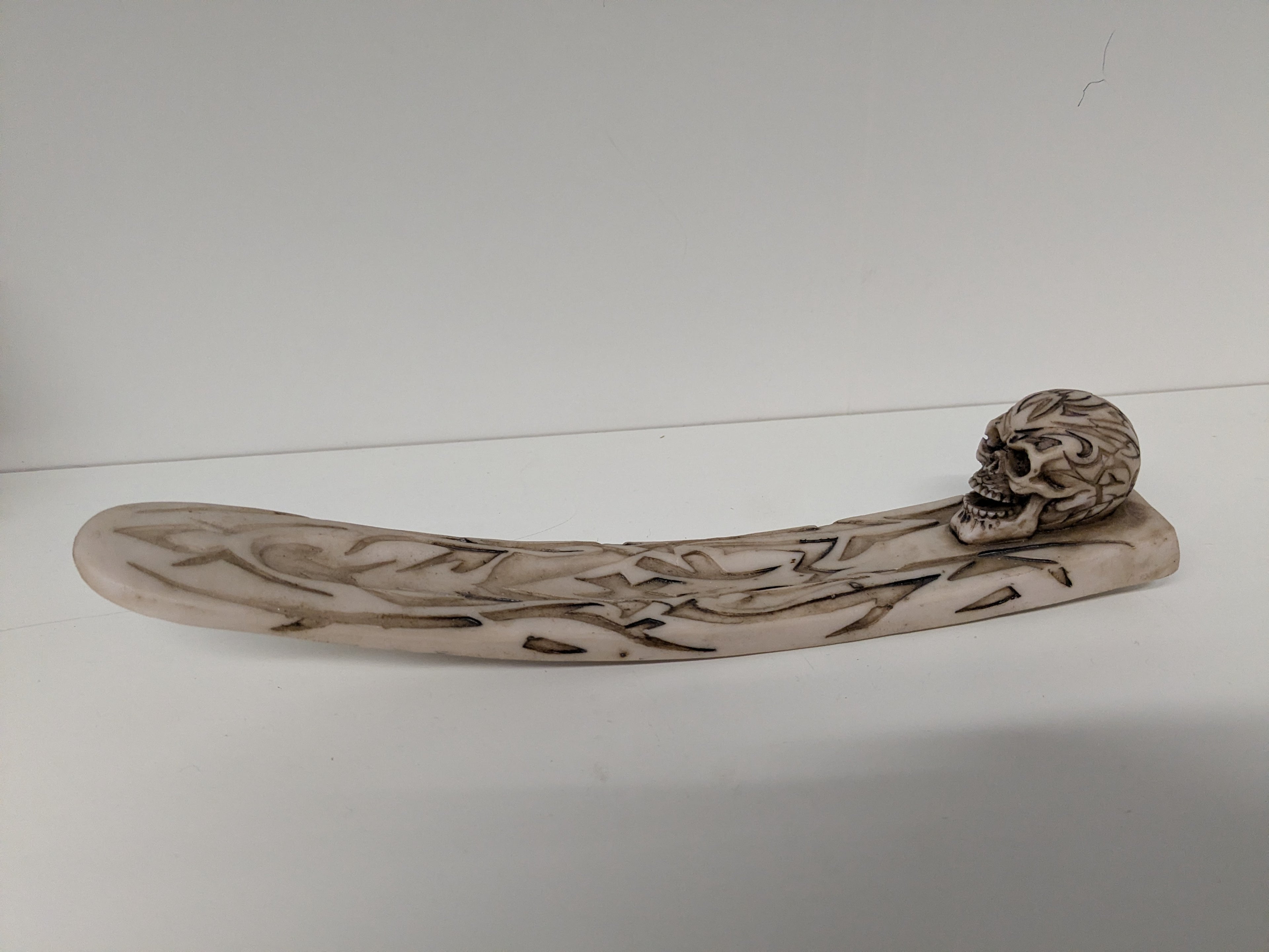 Tribal Skull Bone Effect Incense Stick Holder