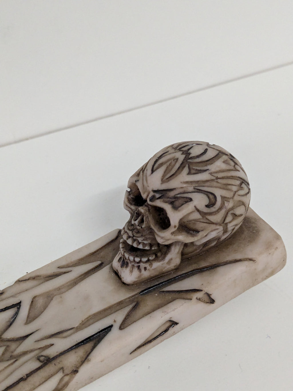 Tribal Skull Bone Effect Incense Stick Holder