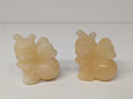 Honey Calcite Carved Bumble Bee Crystal Figurine