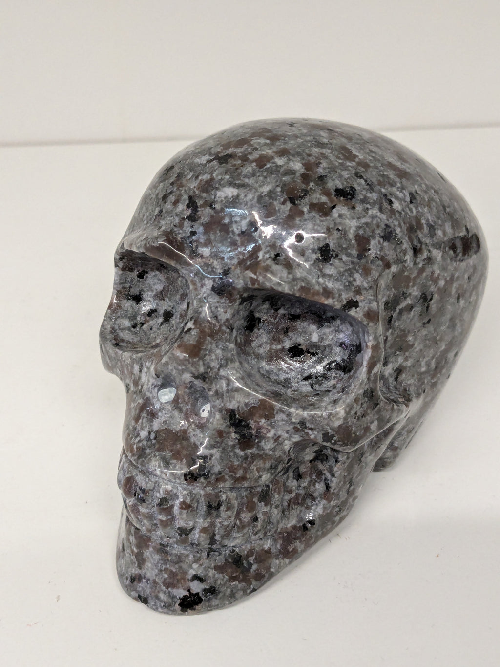 Large Yooperlite Crystal Skull – 705g | One of a Kind