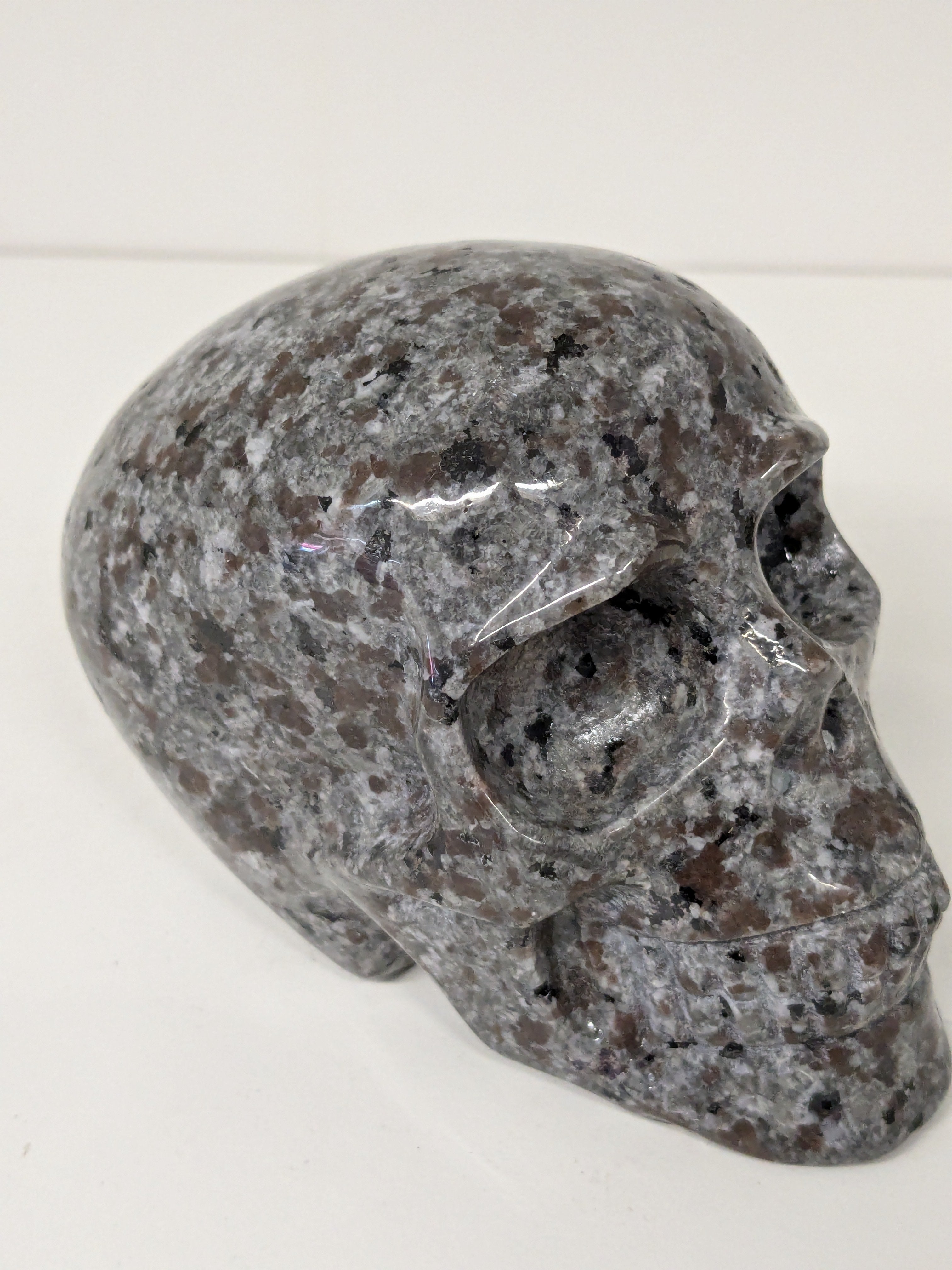 Large Yooperlite Crystal Skull – 705g | One of a Kind