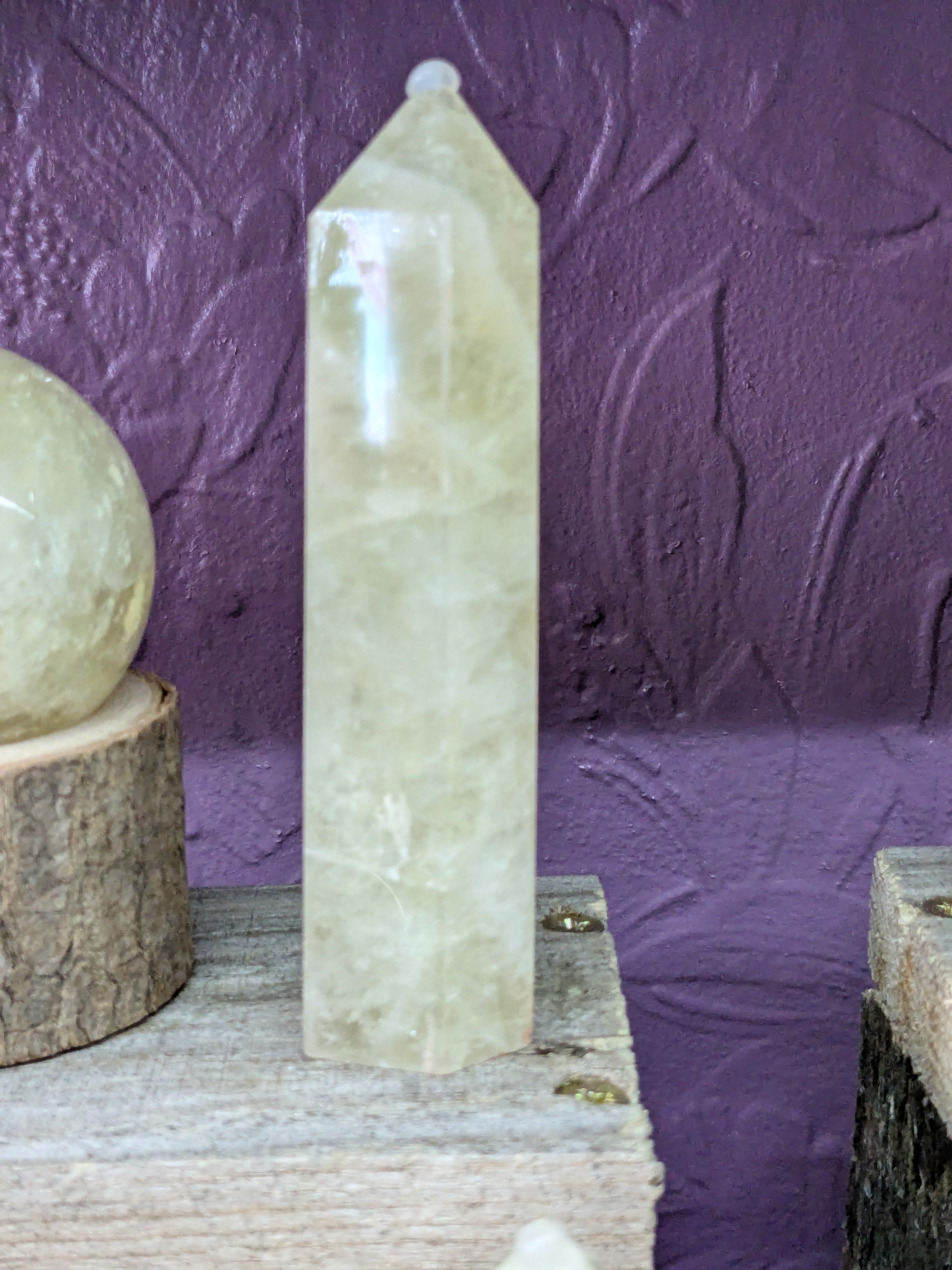 Citrine Crystal Point Tower – 12.5cm 180g | One of a Kind