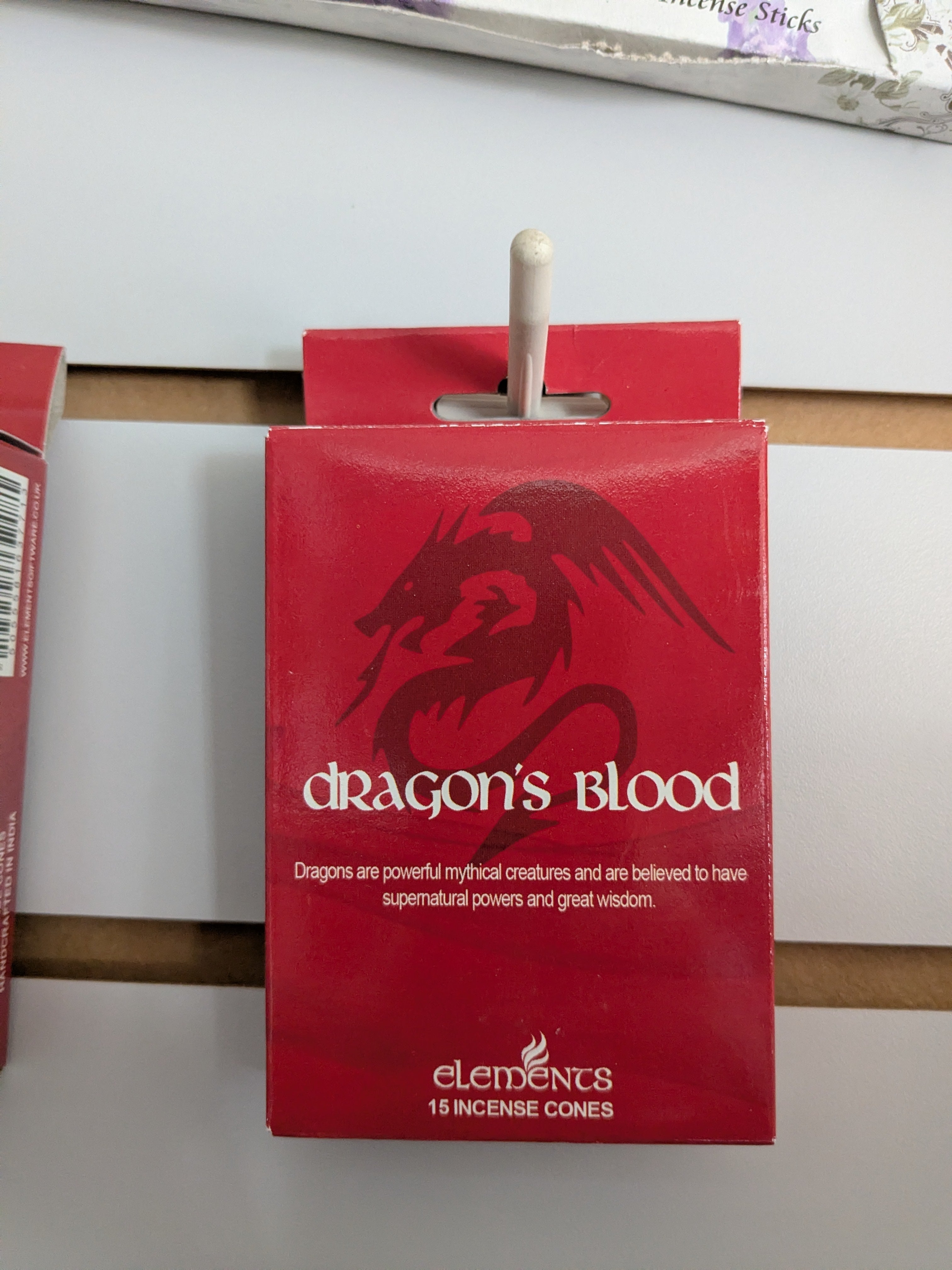 Elements Dragon's Blood Incense Cones – 15 Pack