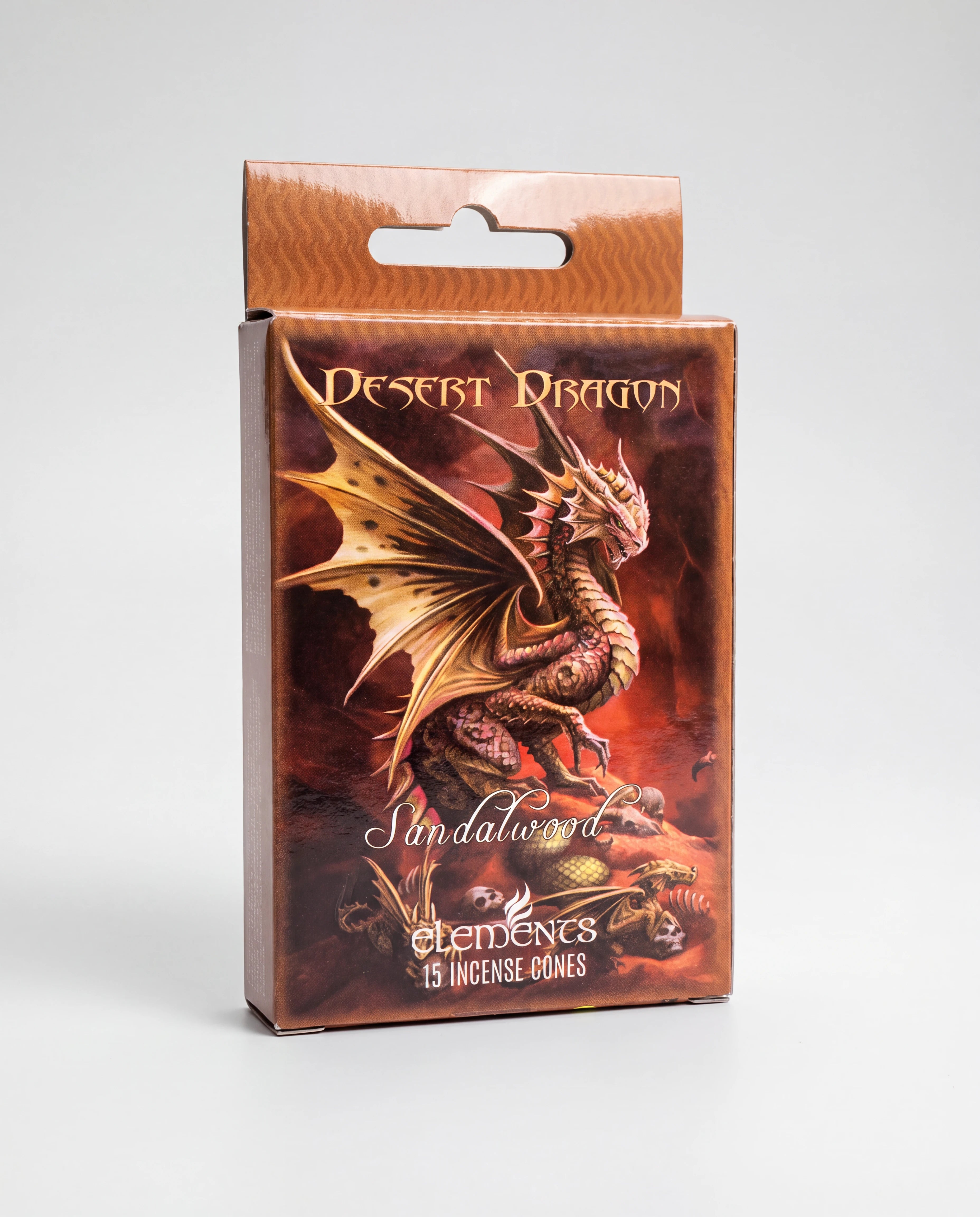 Age of Dragons Desert Dragon Sandalwood Incense Cones by Anne Stokes – 15 Pack