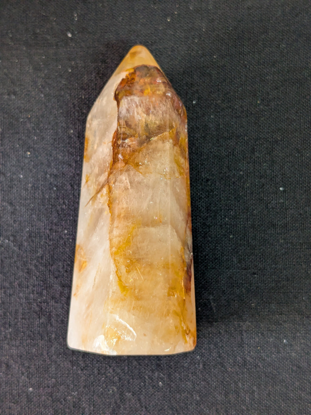 Golden Healer Quartz Crystal Point Tower – 6cm 47g | One of a Kind