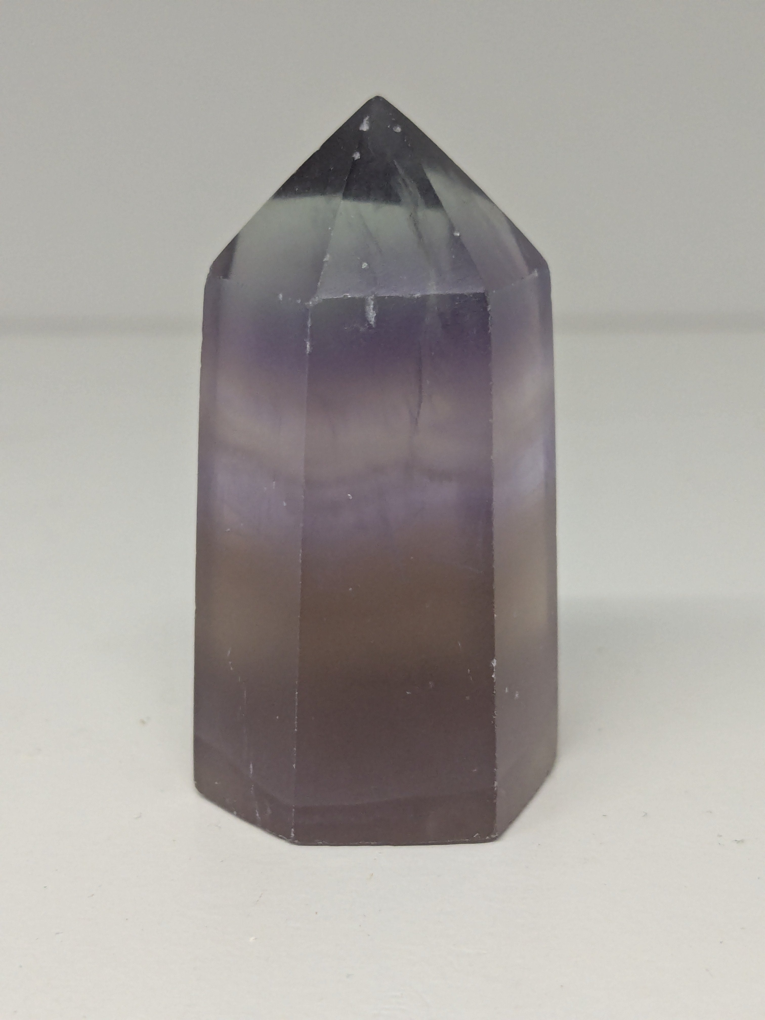 Purple Fluorite Crystal Point Tower – 5cm 61g | One of a Kind