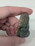 Labradorite Buddha Carving
