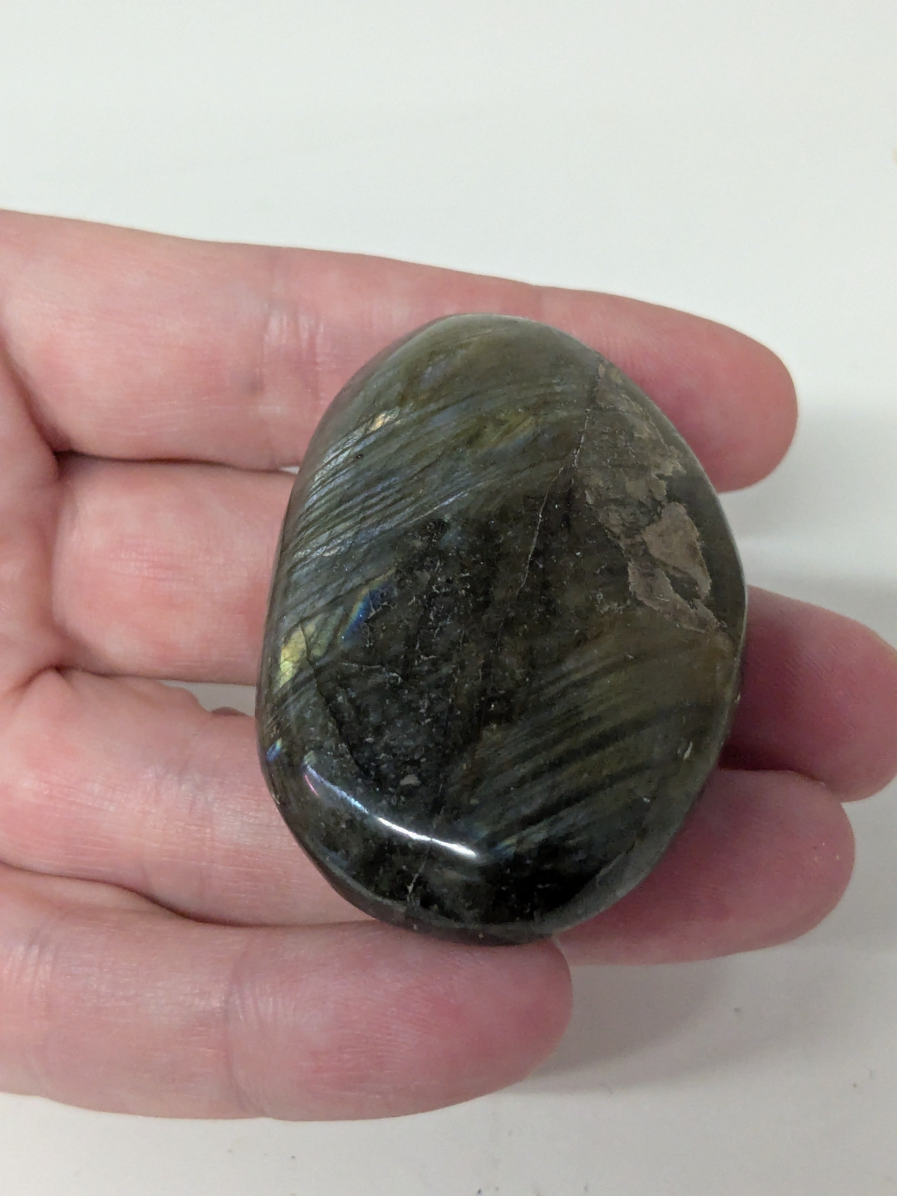 Labradorite Palm Stone