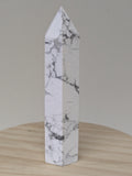 Howlite Crystal Point Tower