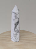 Howlite Crystal Point Tower