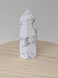 Howlite Crystal Point Tower