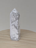 Howlite Crystal Point Tower