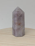 Lavender Rose Quartz Crystal Point Tower