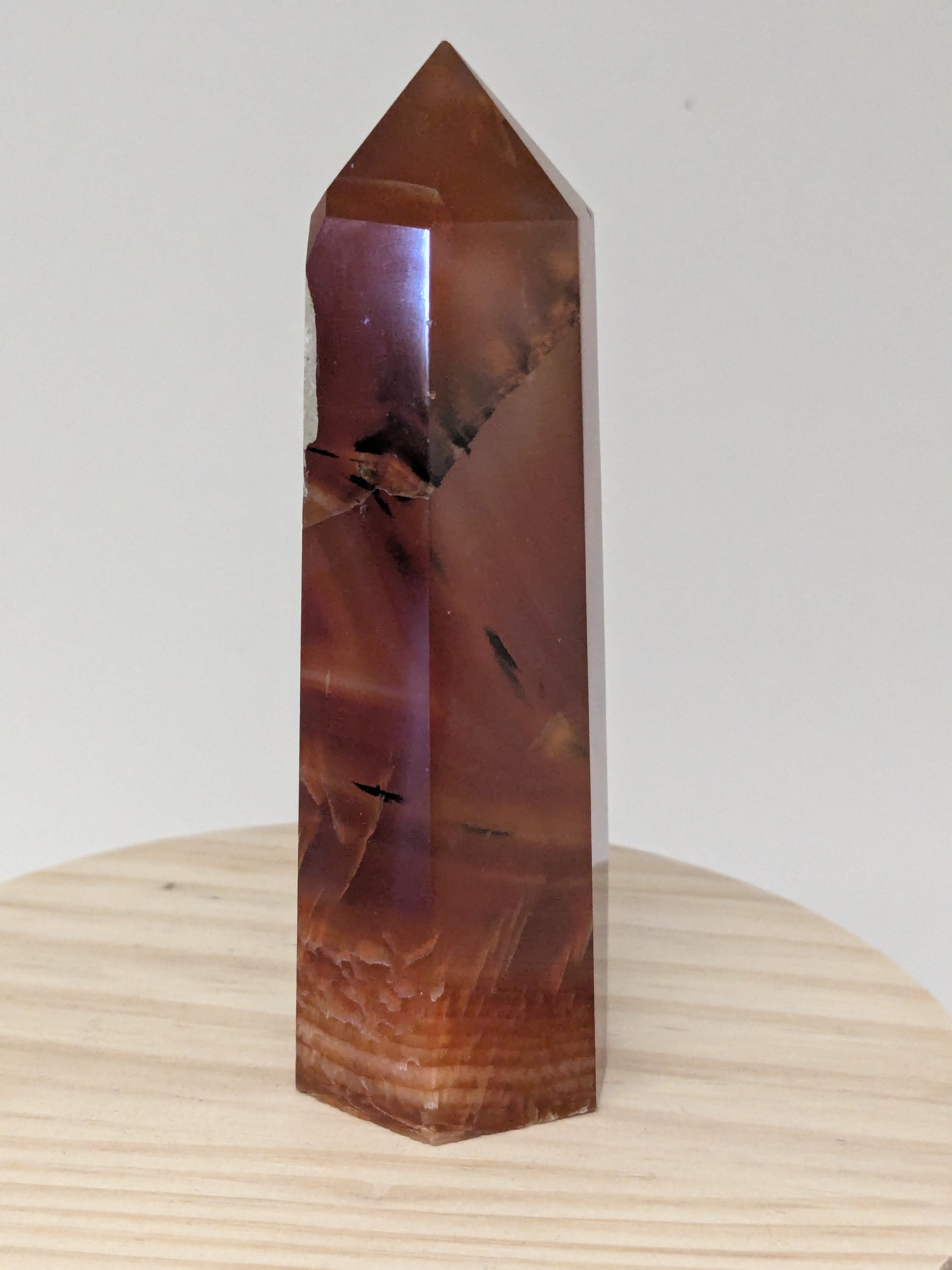 Carnelian Crystal Point Tower