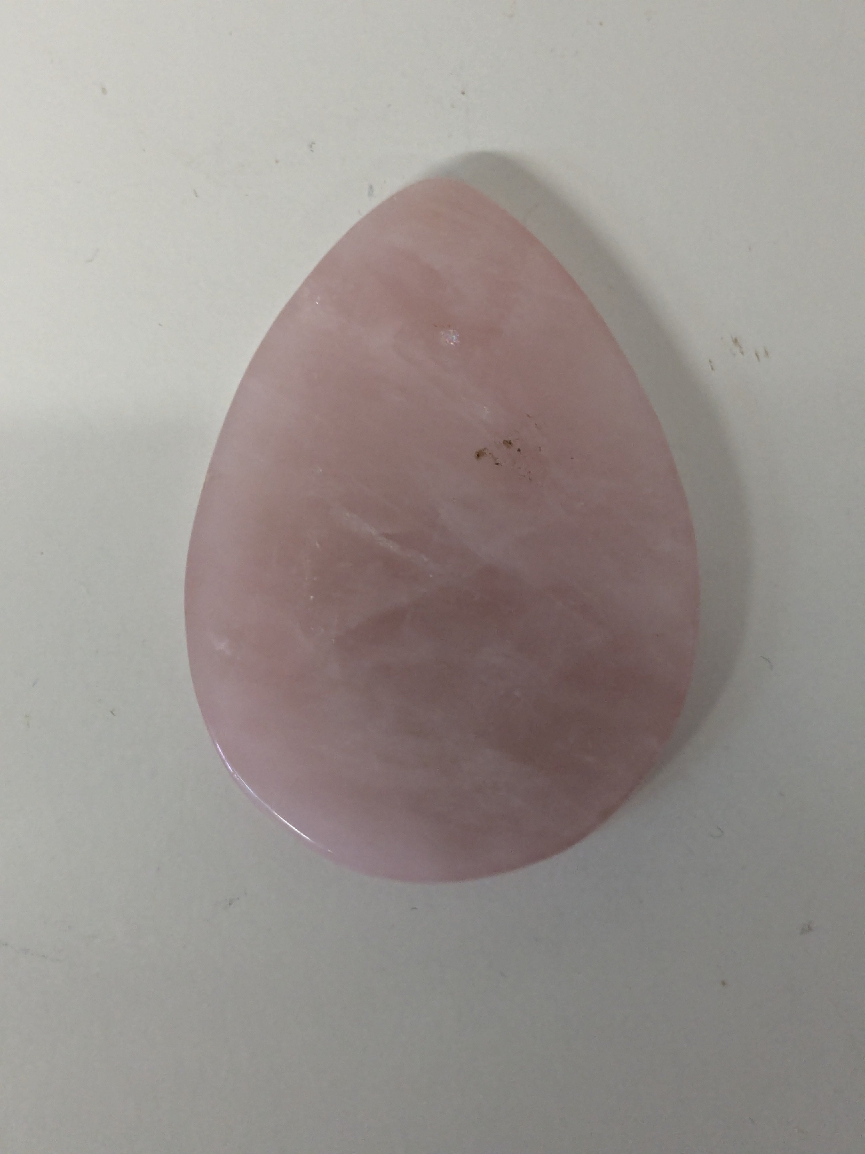 Rose Quartz Worry Stone / Palm Stone
