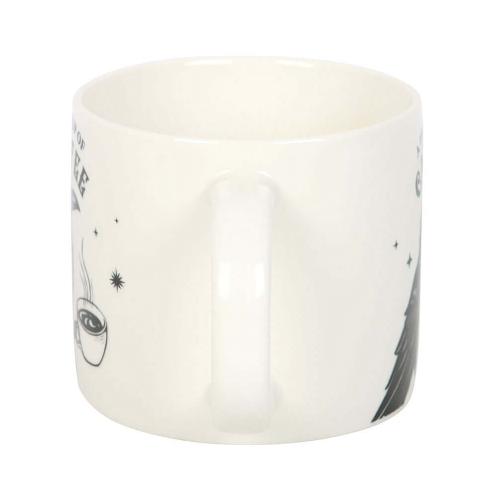 Gothic Gifts Fresh Cup of Cawfee Raven Mug