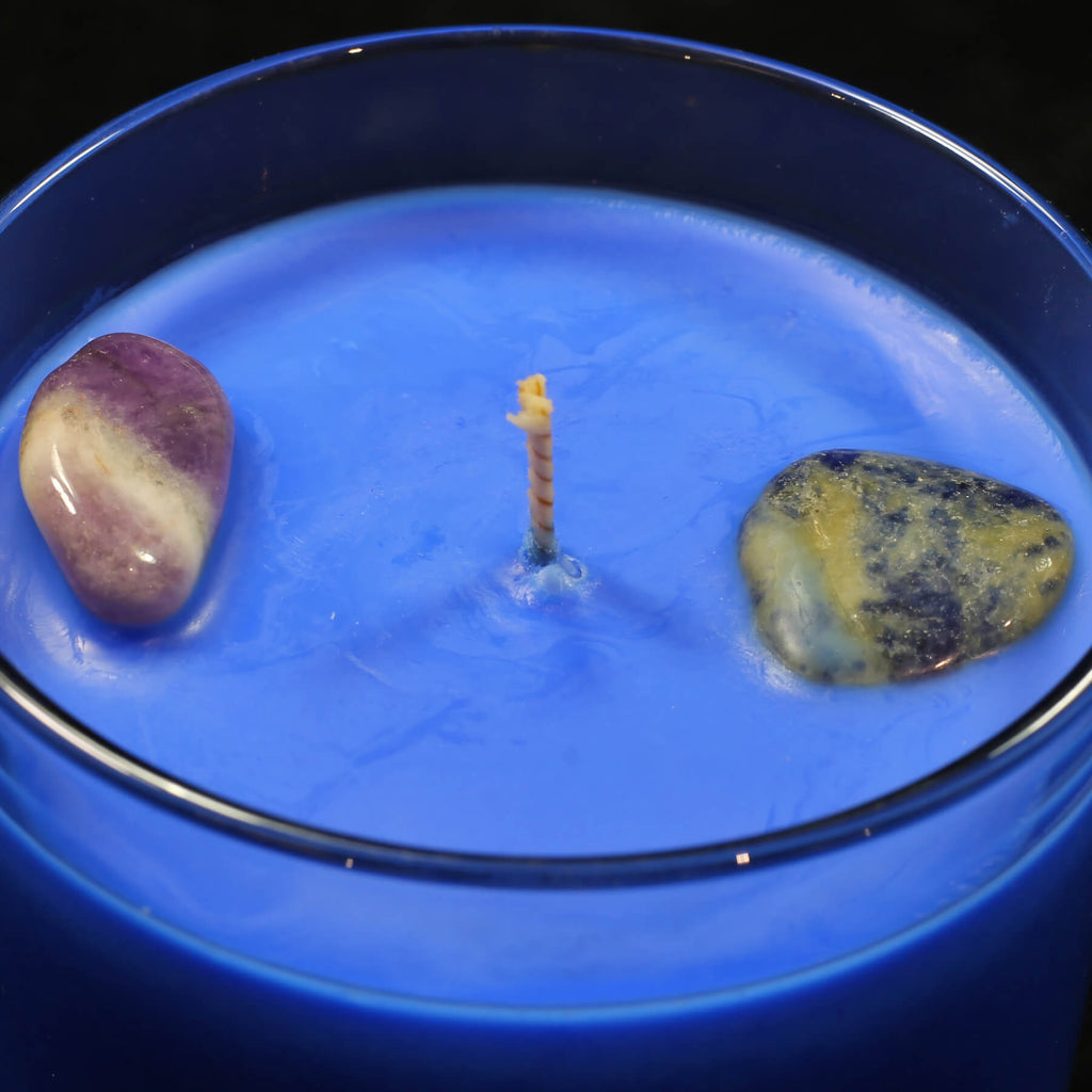 Relax - Crystal Infused Scented Candle