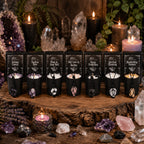 Crystal Infused Ritual Candles - The Complete Set